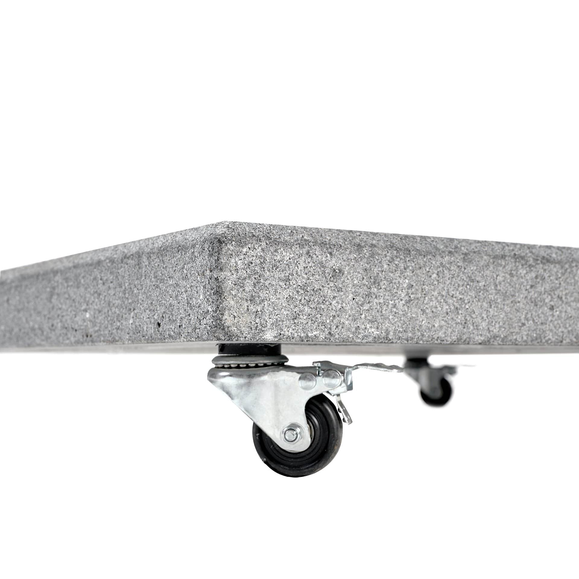Platinum Salerno Hammered Grey 90KG Parasol Base