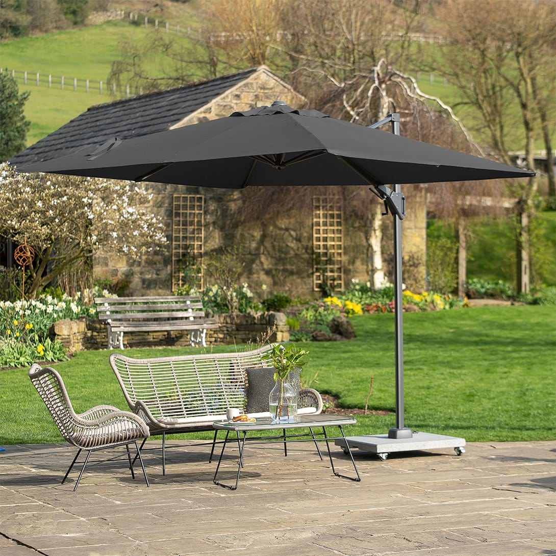 Platinum Voyager T2 Anthracite 2.7m Square Parasol