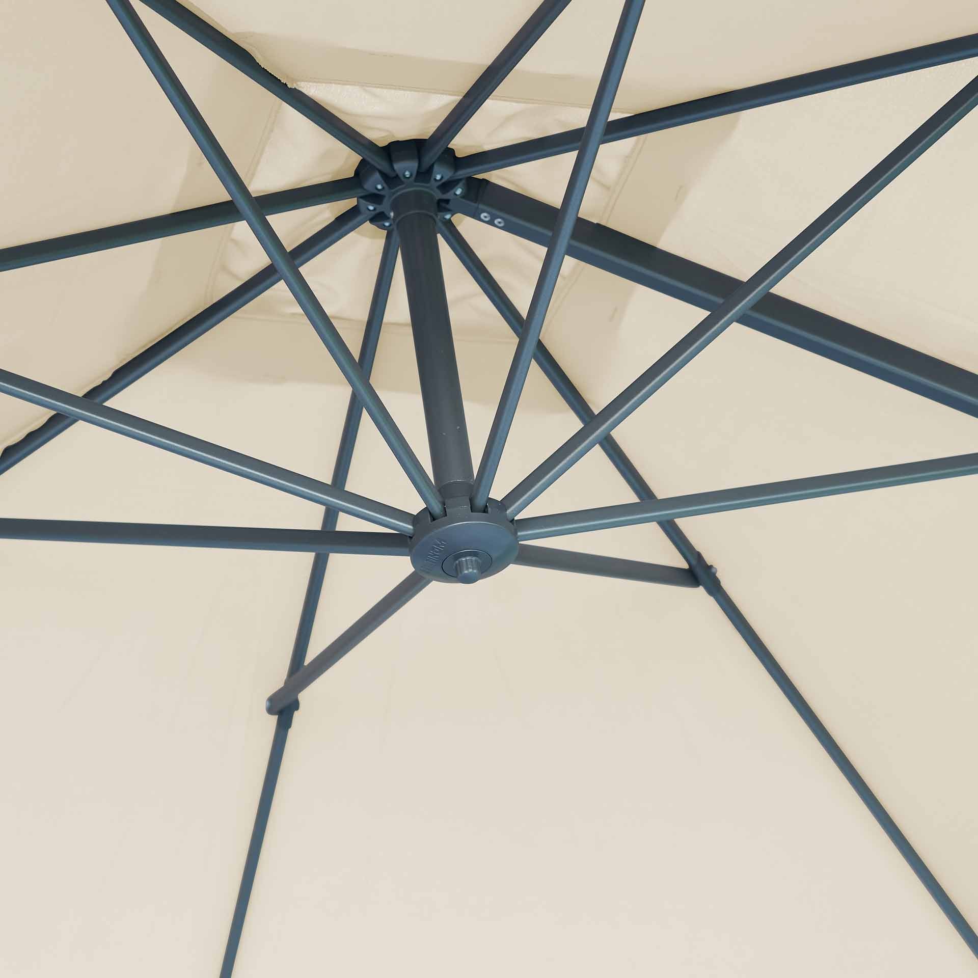 Platinum Voyager T2 Champagne 2.7m Square Parasol