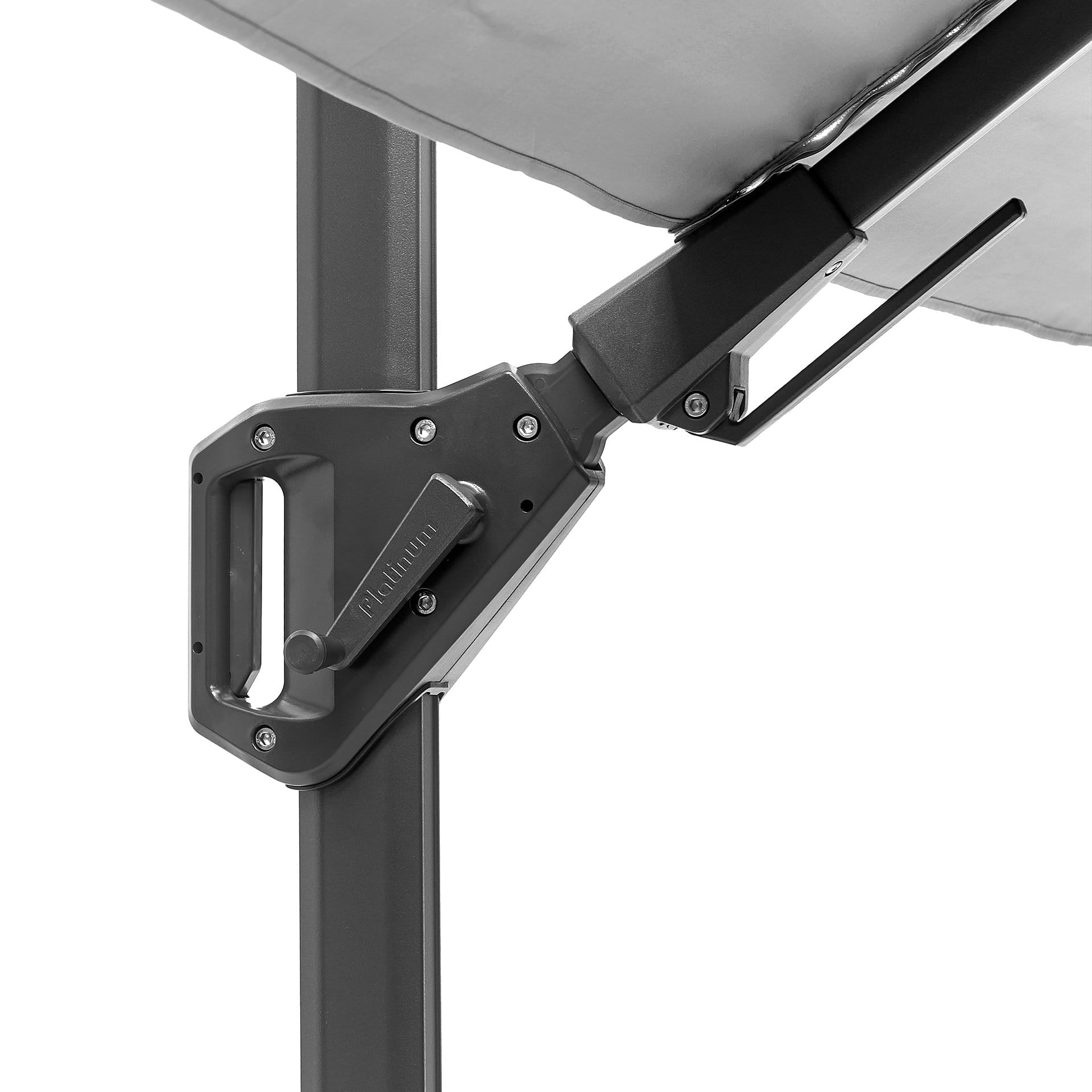 Platinum Voyager T2 Light Grey 2.7m Square Parasol