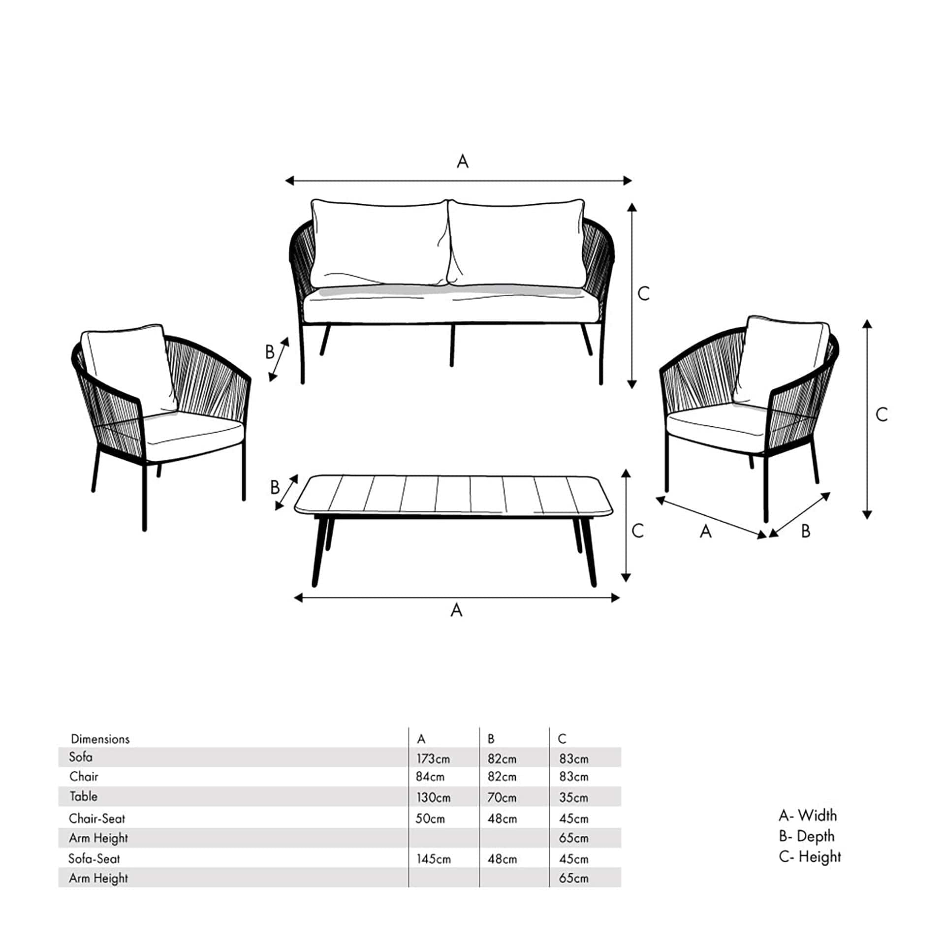 Provence Seating Set