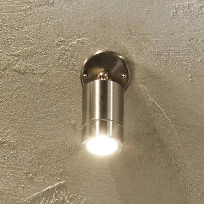 Redford Brushed Silver Adjustable Directional Spot Light