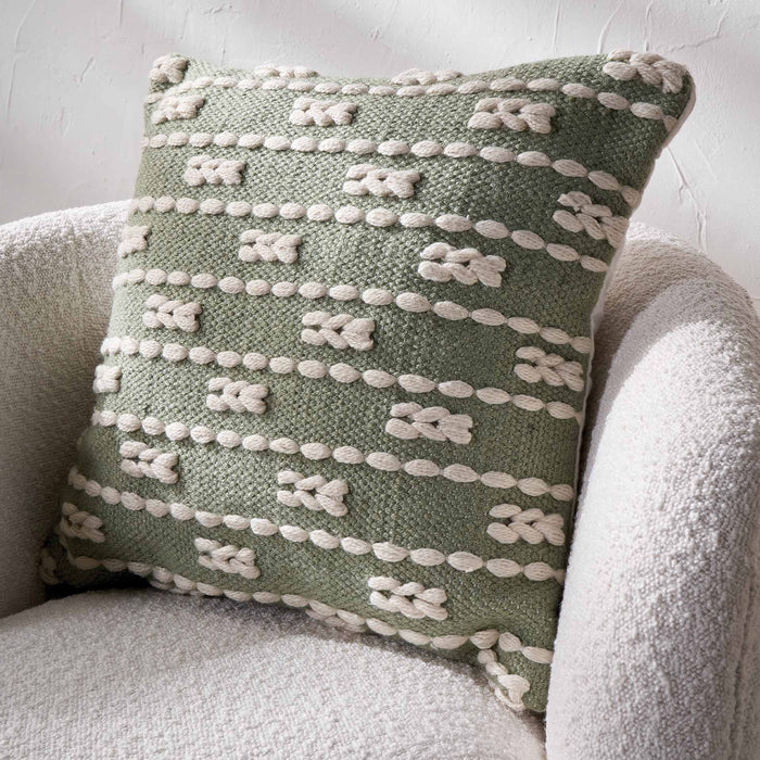 Sage Braid Outdoor Scatter Cushion