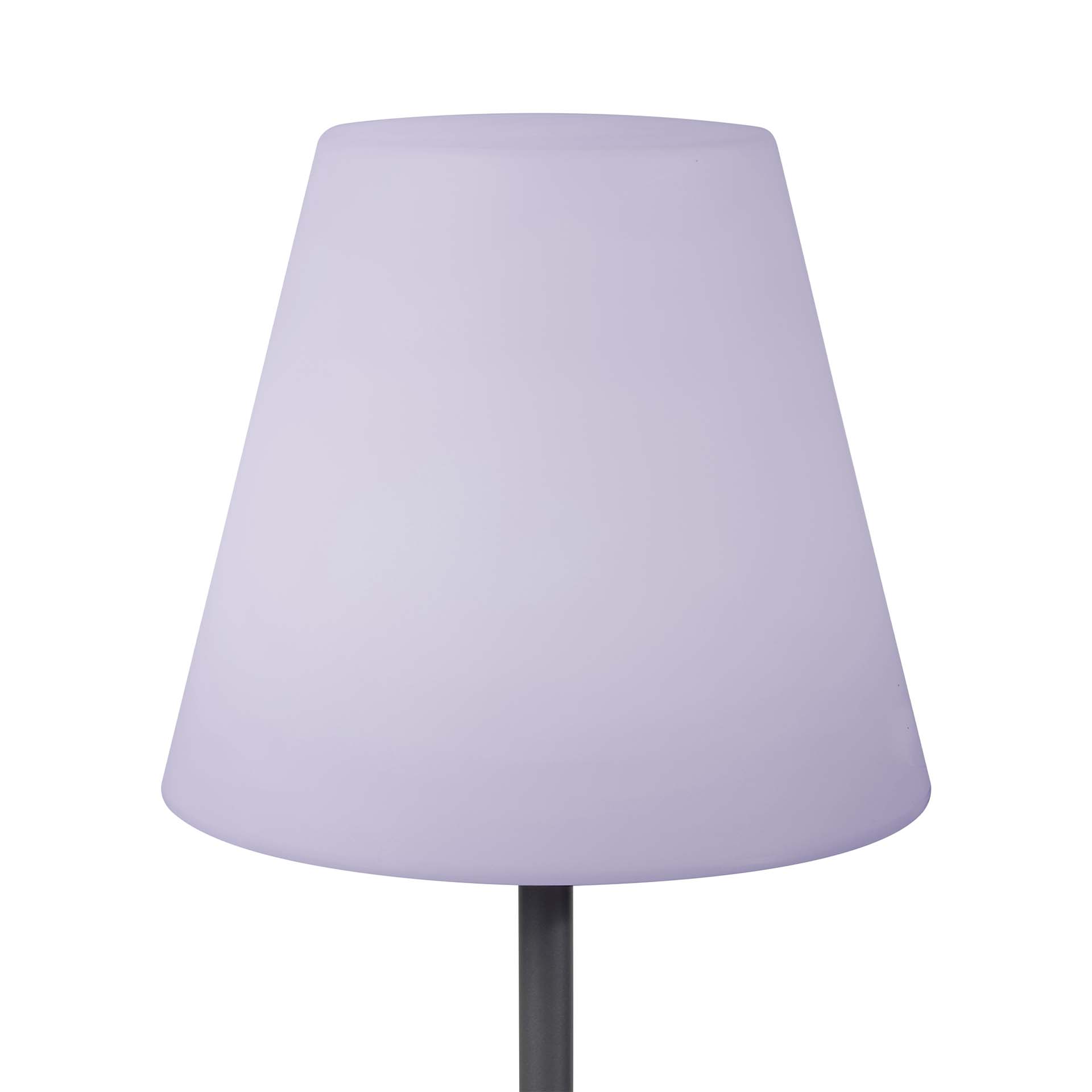 Skara Grey Outdoor Floor Lamp