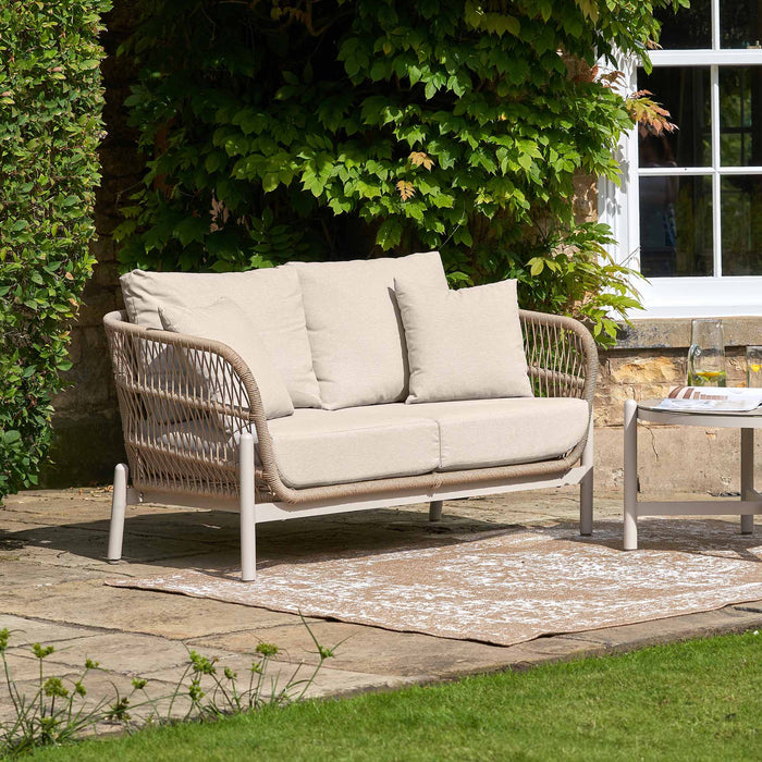 Sorrento Natural Woven 2 Seater Sofa