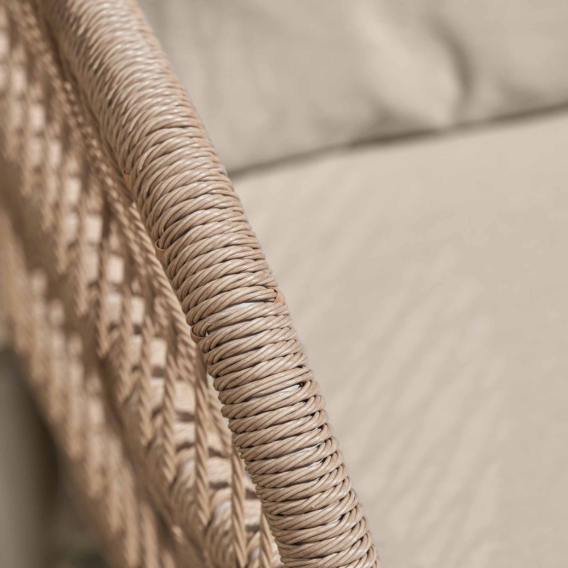 Sorrento Natural Woven 2 Seater Sofa