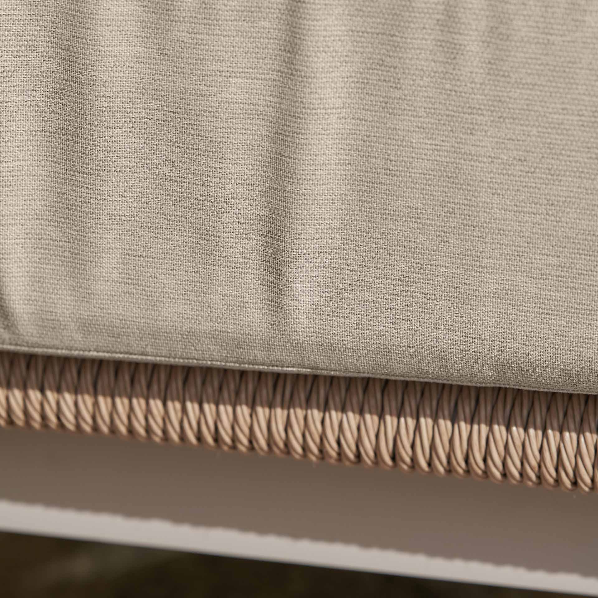 Sorrento Natural Woven 2 Seater Sofa