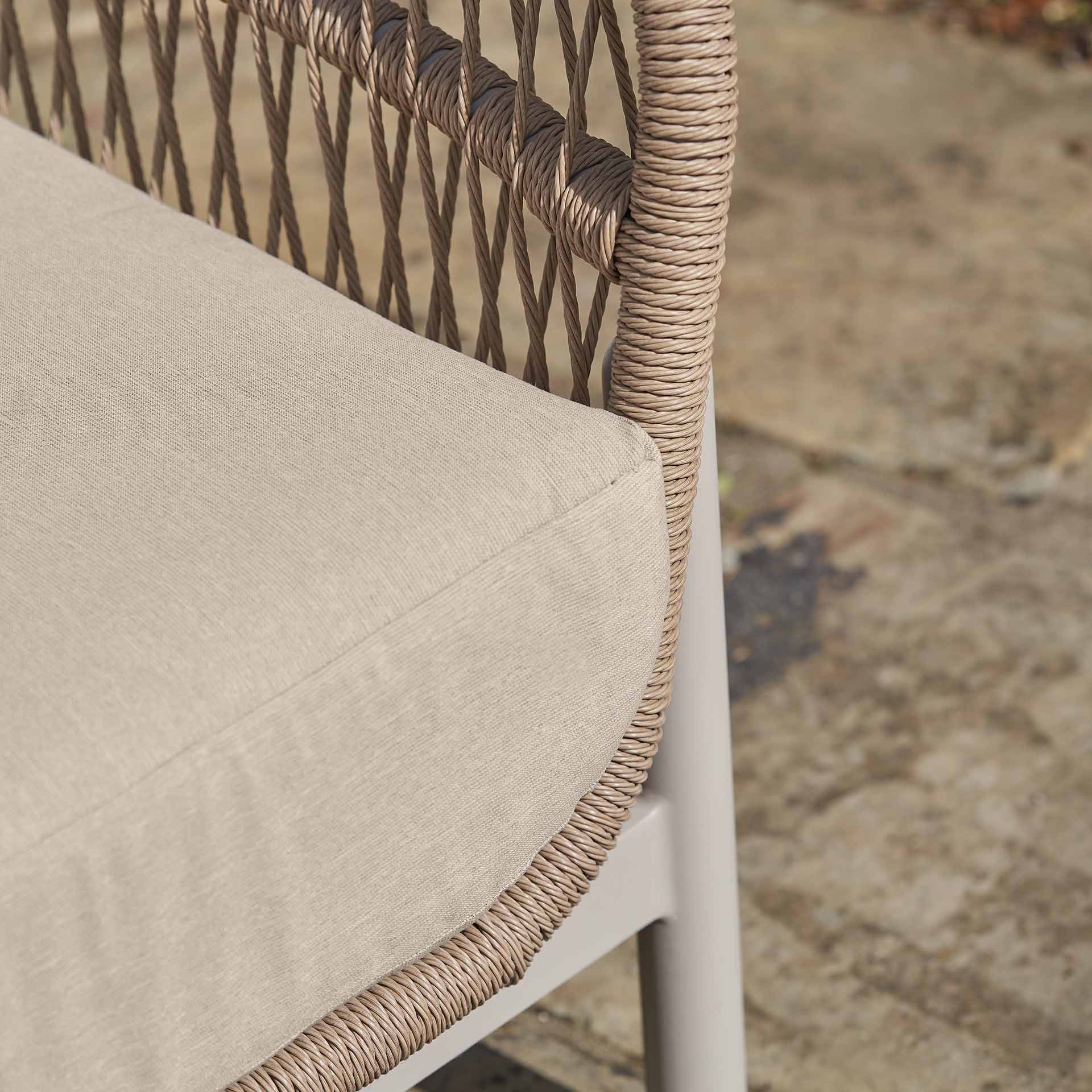 Sorrento Natural Woven 2 Seater Sofa