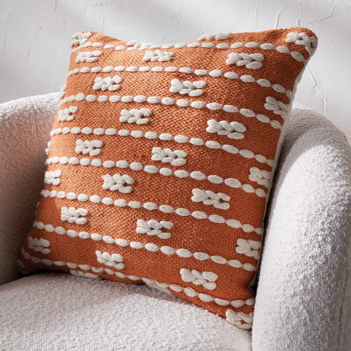 Terracotta Braid Outdoor Scatter Cushion