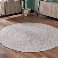 Warm Grey Tweed Outdoor Rug