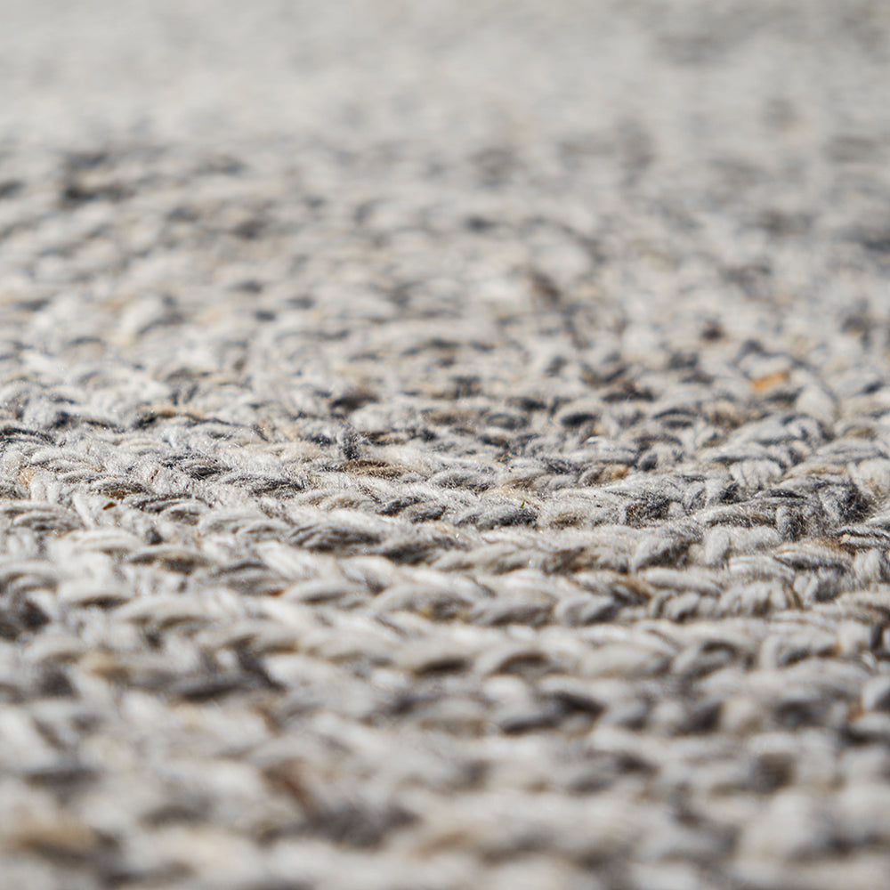Warm Grey Tweed Outdoor Rug