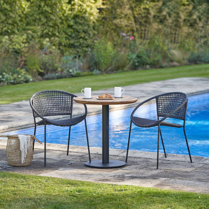 Wickford Black Bistro Set